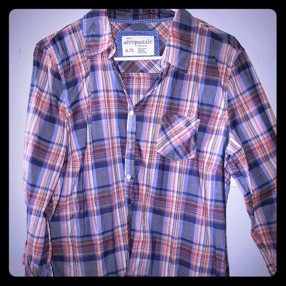 Long Sleeve Plaid Shirt